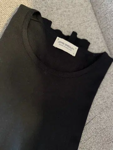 JOHN SMEDLEY 블랙 니트 S
