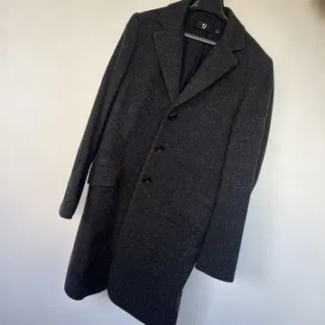 UNIQLO 여성용 롱 코트 모 100% 안감 부착