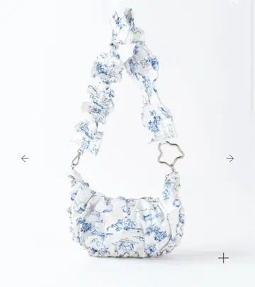 poppy HALF-MOON GATHERED BAG