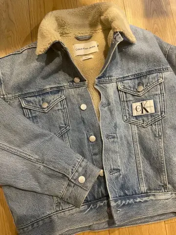 calvin klein 데님 자켓
