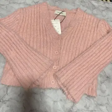 택 포함 핑크 복슬복슬 정원