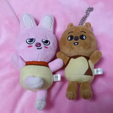 토끼와 곰 봉제 인형 세트