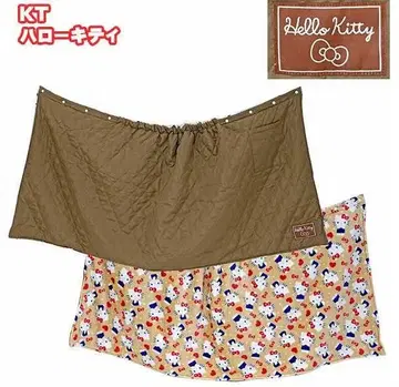 새상품 mm ( 헬로키티 ) 산리오 허리 랩 스커트 ( 담요,담요