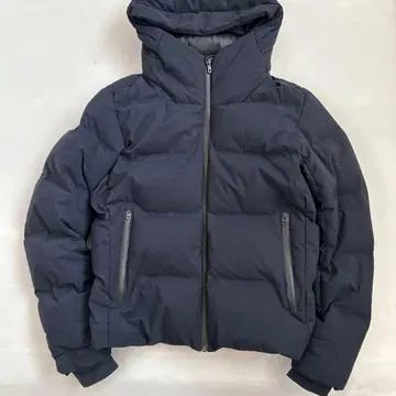 UNIQLO 심리스 다운 후드티 M 네이비