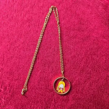 산리오 패티&지미 골드 목걸이 쇼와 레트로 Sanrio