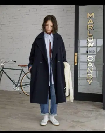 MACOBER x FREAK'S STORE 마코버 울 롱 피코트