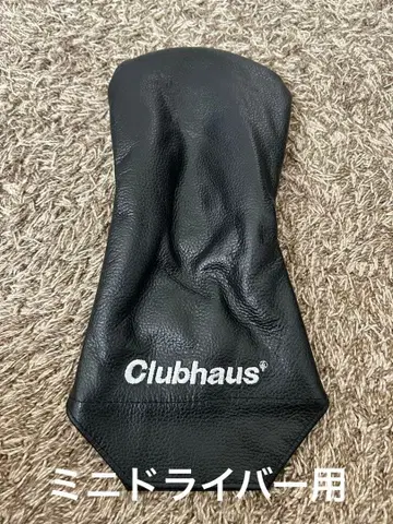 [레어] CLUBHAUS 미니 드라이버용 골프헤드커버 BLACK
