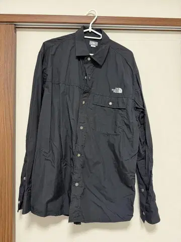 The North Face 블랙 긴팔 셔츠 L