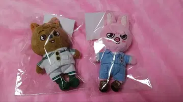 곰과 토끼 봉제 인형 세트