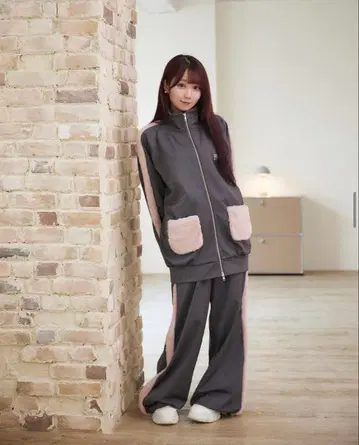 fake fur line track setup RoseMuse 로제뮤즈