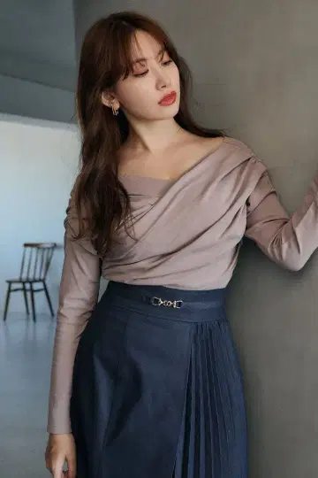 Asymmetric Cotton-blend Jersey Top