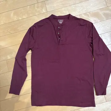 L.L.Bean 버건디 긴팔 셔츠 S REG