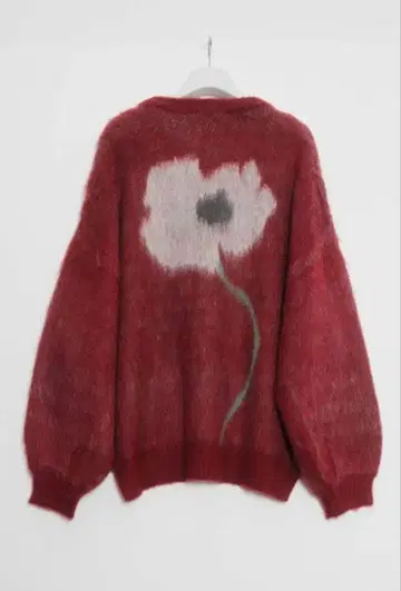 Knuth Marf shaggy flower knit(unisex)