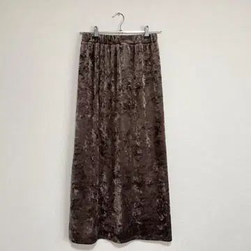 ships 여성용 벨로아 허리밴딩 스커트