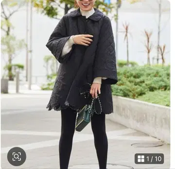 Chesty 퀼팅 자켓 블랙