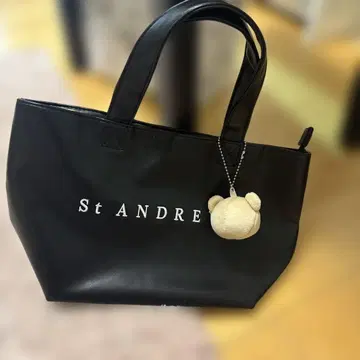 St ANDREW 블랙 토트백