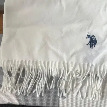 U.S. POLO ASSN. 화이트 머플러 USPA-2015