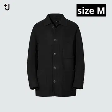 +J 울 블렌드 오버 사이즈 셔츠 자켓