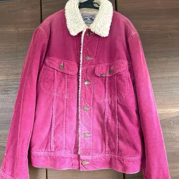 [ 새상품급 ] Lee 코듀로이 보아 자켓 적자색 L 사이즈 40 사이즈