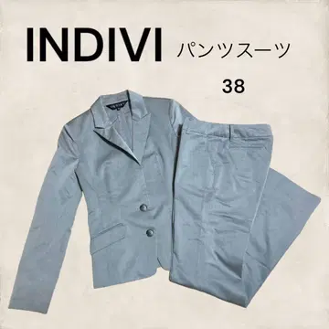 INDIVI 팬츠 수트 상하의 세트 38(M)