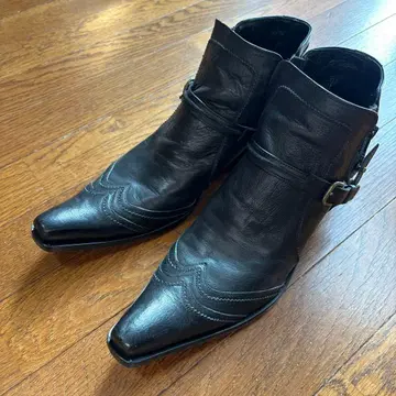 블랙 앵클부츠 26cm 일본제