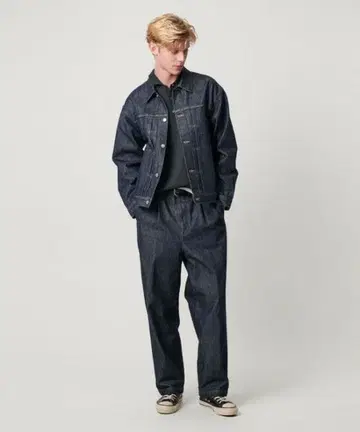 하이 트위스트 데님 스탠다드 팬츠 beauty&youth