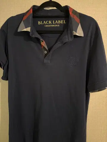 BLACK LABEL CRESTBRIDGE 피케 셔츠 L 네이비