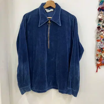 60's TOWNCRAFT 하프 지퍼 긴팔 셔츠 L