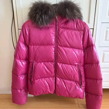 [ DUVETICA ] 퍼 달린 핑크 다운 [ 듀베티카 ]