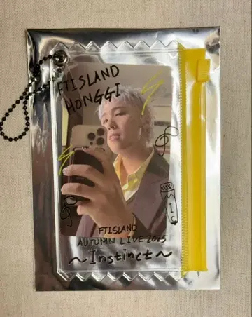 FTISLAND Instinct 트레이딩 카드 포함 카드 파우치 홍기