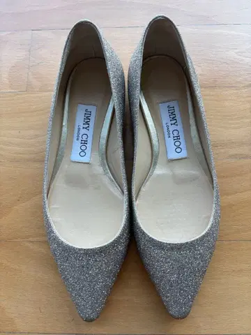 JIMMY CHOO 라메 플랫슈즈 사이즈 34 지미추