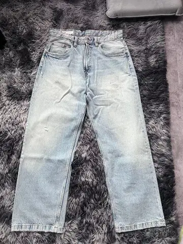 ZARA 배기 핏 데님 팬츠