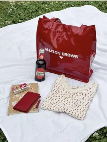 allison brown LEATHER TOTE BAG