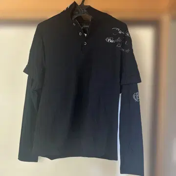 블랙 긴팔 티셔츠 XL
