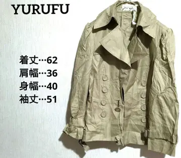 YURUFU 베이지 트렌치코트