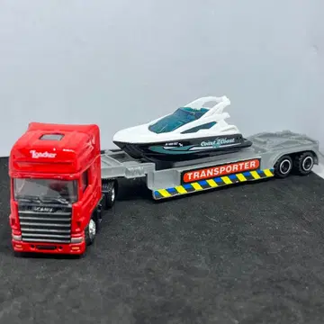 Scania 트레일러 보트 포함 미니카