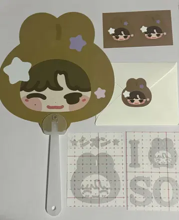 NCT WISH 반사 스티커 응원봉 스티커 시온 다님