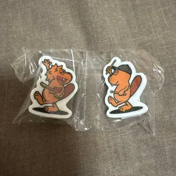 SUPER BEAVER 가챠가챠 미니 클립 2개 세트