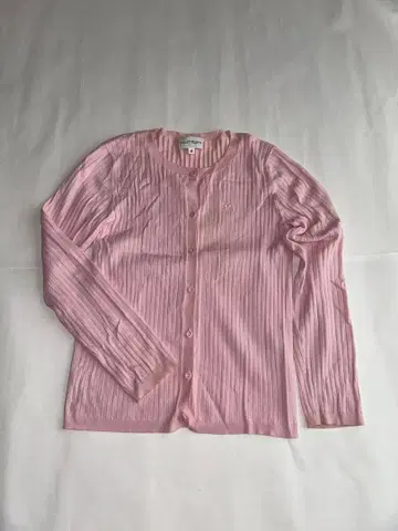 쿠레쥬 핑크 가디건