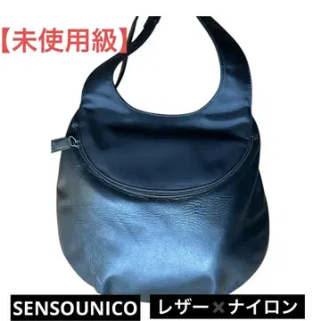 [ 미사용급 ] 센소유니코 SENSOUNICO 숄더 가죽 나일론