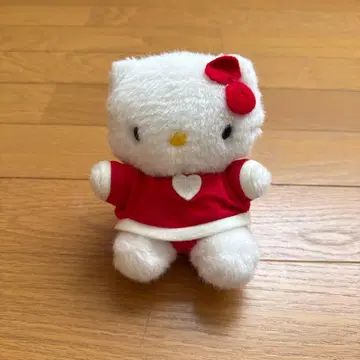 헬로키티 산타 코스튬 봉제 인형 레어 크리스마스 산리오