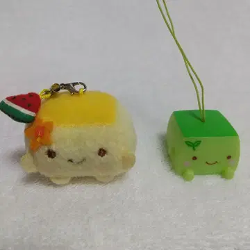 한나리 콩 마스코트 스트랩 키링 헤이세이 레트로