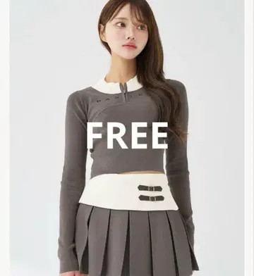 택 포함 새상품 다리치 DARICH 니트 셋업 그레이 FREE
