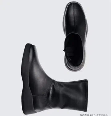 새상품 UNIQLO C 스트레치 숏부츠 23.5cm 유니클로