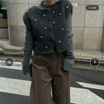 willfully handmade random pearl knitvest