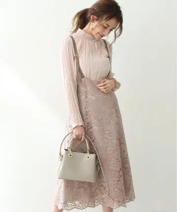[ 프로포션 바디 드레싱 ] 코드 레이스 오버롤 스커트
