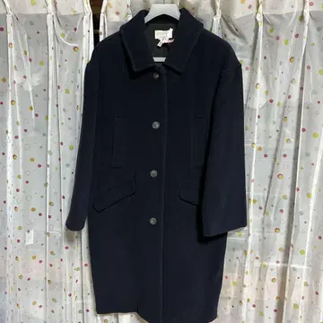 Cotelac 네이비 롱 코트