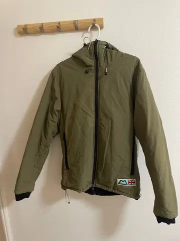 올리브 그린 블랙 다운 자켓 YKK 지퍼