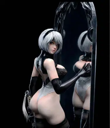 니어: 오토마타 박력 넘치는 63cm 2헤드 액션 포즈 피규어 2B