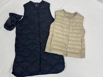 UNIQLO 울트라 라이트 다운 베스트 2장